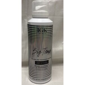 IGK Big Time Volume and Thickening Mousse 6.2 oz / 180 ml USA Made‎